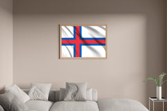 Faroe Islands National Flag Wall Art