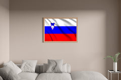 Slovenia National Flag Wall Art