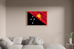 Papua New Guinea National Flag Wall Art - beink online art store