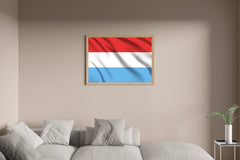 Luxembourg National Flag Wall Art - beink online art store