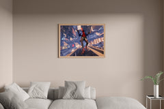 Spider Man Miles Morales  Falling Gaming Wall Art