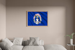 Northern Mariana Islands National Flag Wall Art - beink online art store