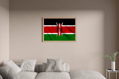 Kenya National Flag Wall Art - beink online art store