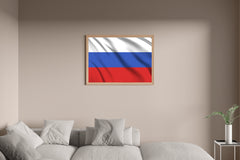 Russia National Flag Wall Art - beink online art store