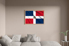 Dominican Republic National Flag Wall Art