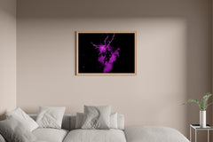 Black And Dark Satoru Gojo Lightning  Anime Wall Art