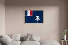French Southern and Antarctic Lands National Flag Wall Art - beink online art store