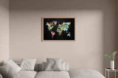 Creative Worldmap Wall Art