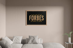 The Forbes Pursuit Motivational Wall Art