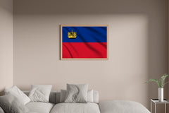 Liechtenstein National Flag Wall Art