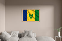 Saint Vincent and the Grenadines National Flag Wall Art