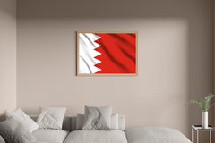 Bahrain National Flag Wall Art