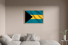 Bahamas National Flag Wall Art - beink online art store