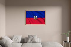 Haiti National Flag Wall Art - beink online art store