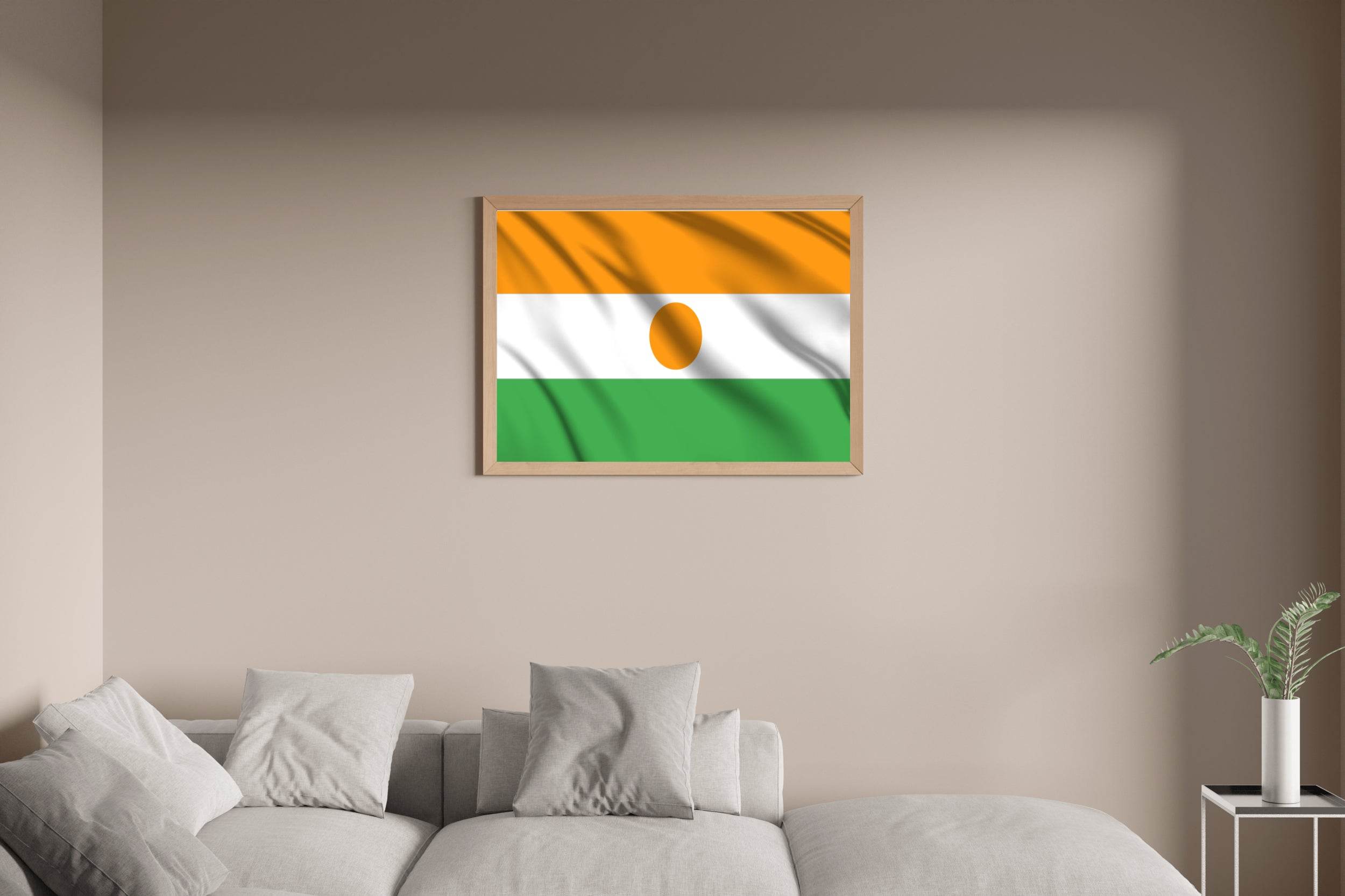 Niger National Flag Wall Art - beink online art store