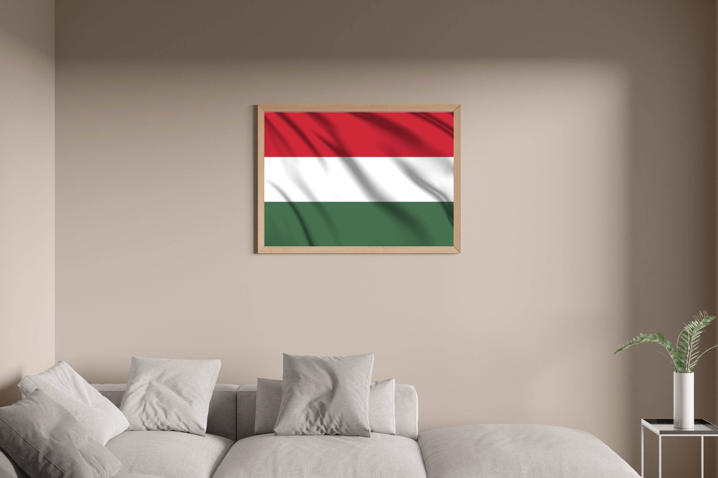 Hungary National Flag Wall Art - beink online art store