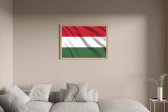 Hungary National Flag Wall Art - beink online art store