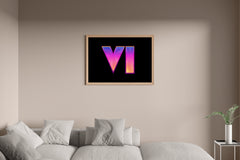 GTA 6 LOGO Gaming Wall Art