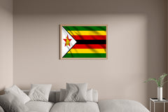 Zimbabwe National Flag Wall Art