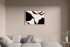 Ink Blot Abstraction Modern Wall Art