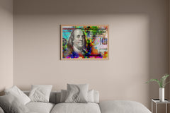 Benjamin Franklin on Dollar Wall Art