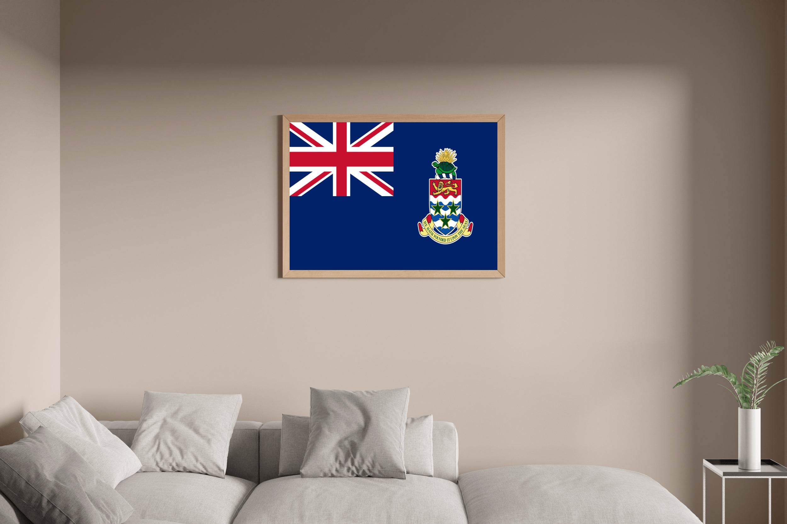 Cayman Islands National Flag Wall Art - beink online art store