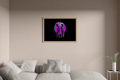 Neon Dragon Ball Z  Anime Wall Art