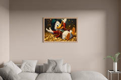 Rich Scrooge McDuck Wall Art - beink online art store