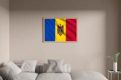 Moldova National Flag Wall Art