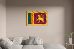 Sri Lanka National Flag Wall Art - beink online art store