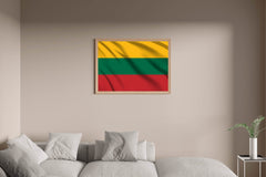 Lithuania National Flag Wall Art - beink online art store