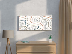 Earth Tone Pattern Background Abstract Wall Art