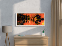 Fire Through Abstract Wall Art