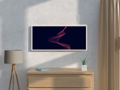 Technology Line Wave Abstract Wall Art