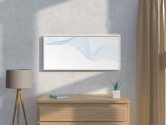 Technology Waves Abstract Wall Art