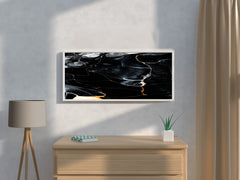 Black Granite Abstract Wall Art