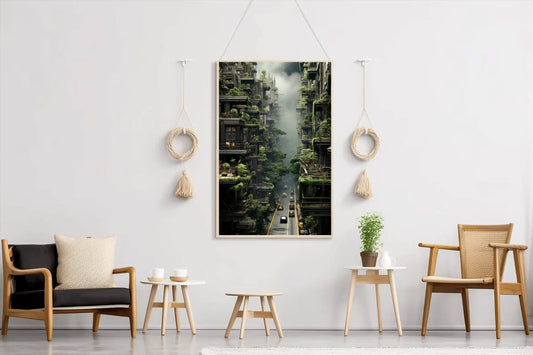 Vegetation Of The City Wall Art - beink online art store