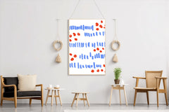 Colored Geometric Shapes Wall Art