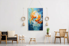 Goldfish Swimming Painting