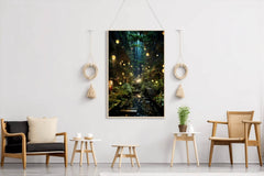 Blue Forest In The City Wall Art - beink online art store