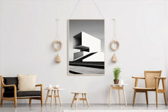 Black And White Villa Wall Art