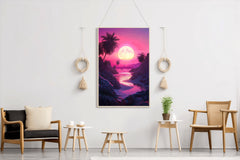 Sunset Light In The Water Wall Art