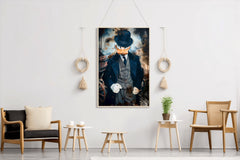 Donald Duck Cartoon Wearing Tuxedo Wall Art