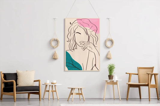 Painting A Woman Without A Face Wall Art - beink online art store
