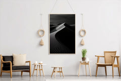 Desert Night Black & White Wall Art