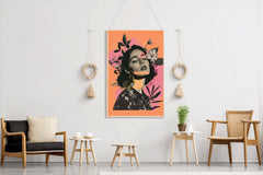 Girl Design Collage Premium Wall Art