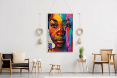 African Woman Wall Art