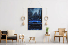 BMW Blue Wall Art