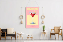 Cocktail Cosmopolitan Wall Art