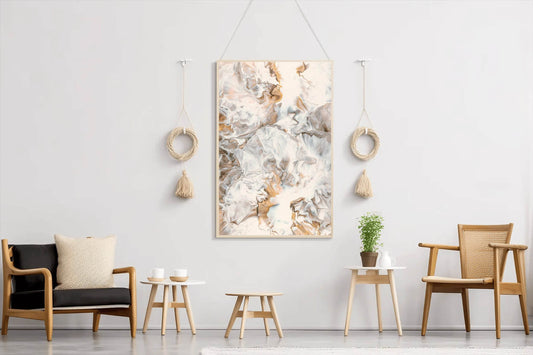 Fluid Oil Paint Modern Abstract Wall Art - beink online art store